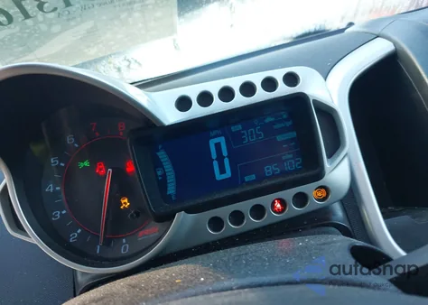 2013 Chevrolet Sonic Rs Manual from USA, damaged, VIN 1G1JH6SB9D4176972